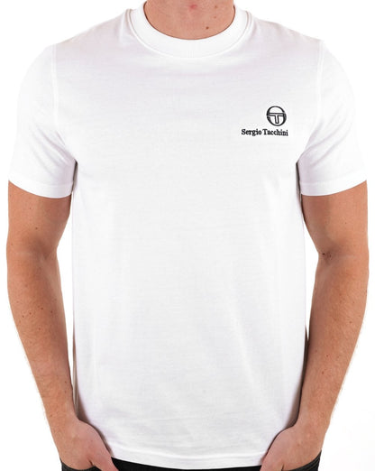 Sergio Tacchini Felton T-Shirt Weiß/Marineblau