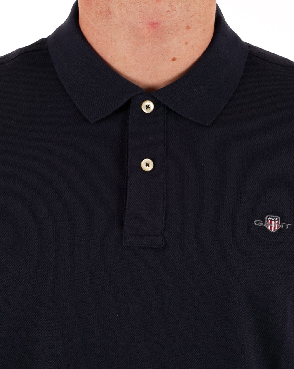 Gant Piqué Rugger Poloshirt Marineblau