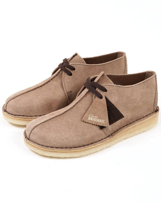 Clarks Originals Clarks Originals Desert Trek Schuhe aus wolfsgrauem Wildleder