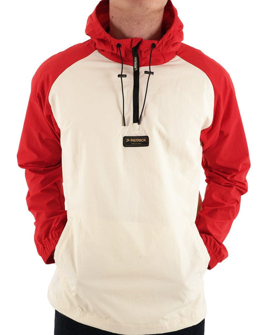 Patrick Überziehjacke Patrick Ecru / Rot