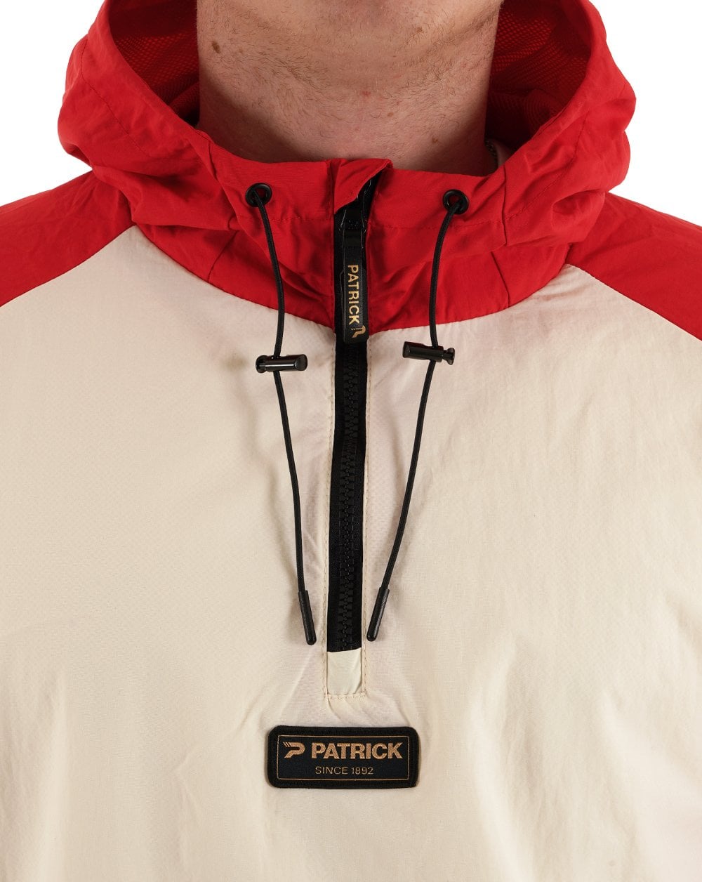 Überziehjacke Patrick Ecru / Rot