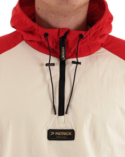 Überziehjacke Patrick Ecru / Rot