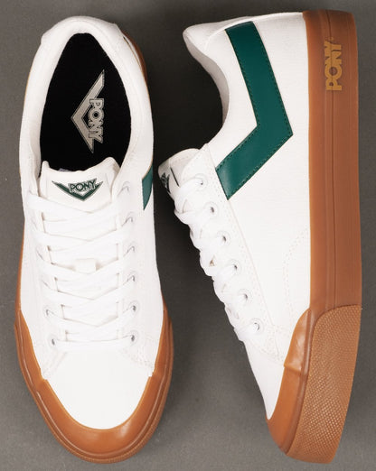 Pony Slam Dunk Low Sneakers Weiß / Grün / Gummi