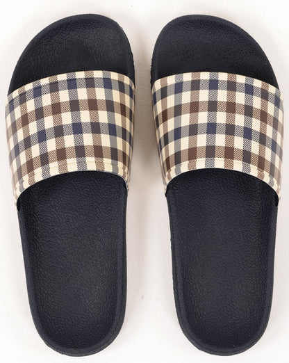 Aquascutum Slider Marineblau kariert