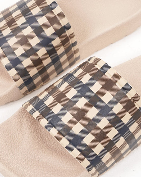 Aquascutum Aquascutum Slider Beige Check