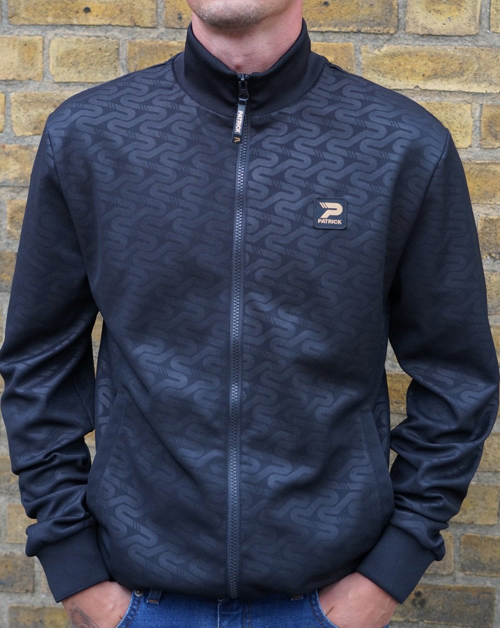 Patrick Patterson Trainingsjacke Schwarz