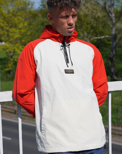 Überziehjacke Patrick Ecru / Rot