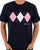 Sergio Tacchini Diamond T Shirt Navy White Pink
