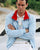 Sergio Tacchini Dallas Track Top Sky Red White