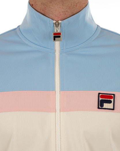 Fila Vintage Vilas Trainingsjacke Pastel Sky Off White Pink