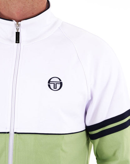 Sergio Tacchini Orion Trainingsjacke Weiß/Pastellgrün