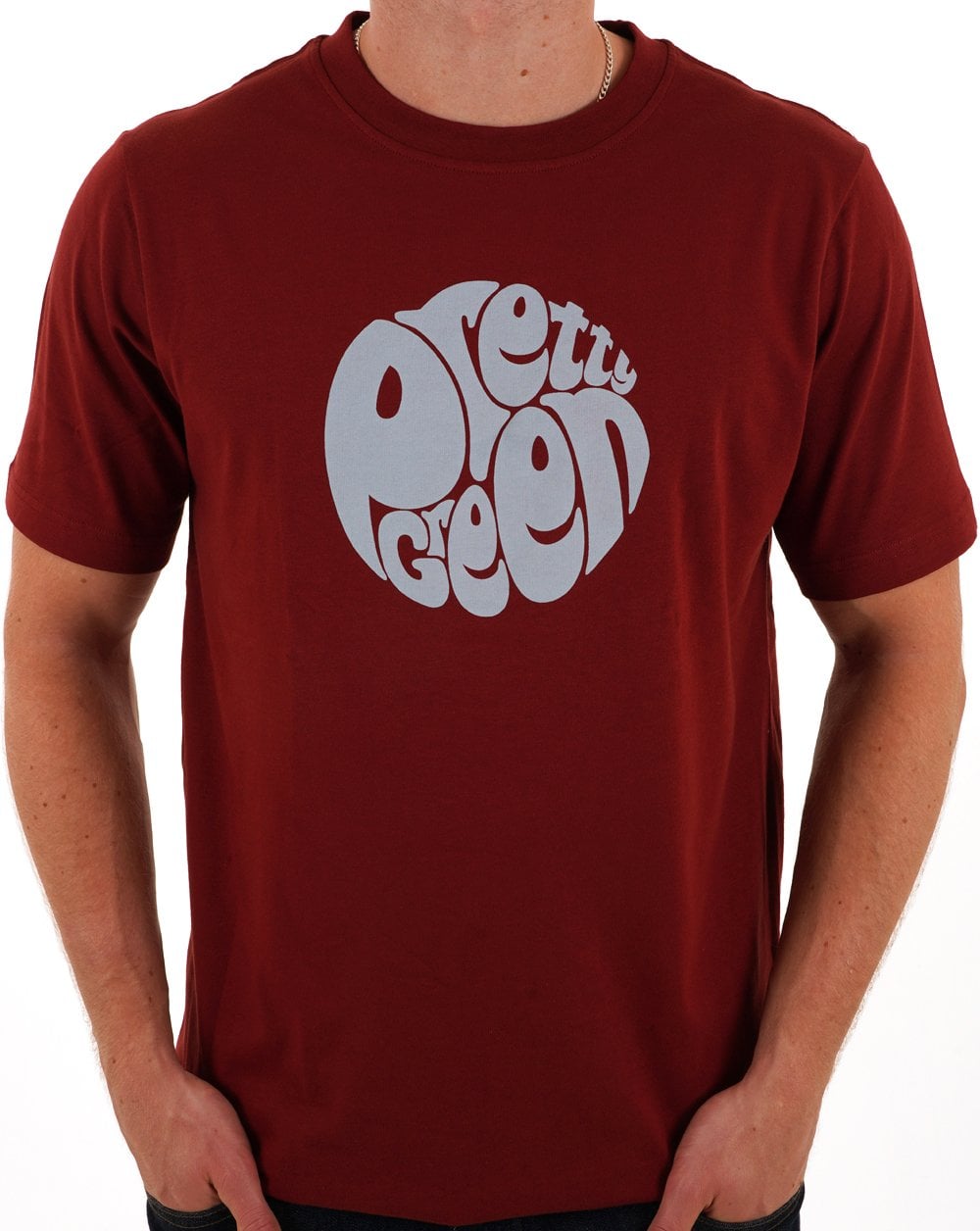 Pretty Green Gillespie T-Shirt Bordeaux