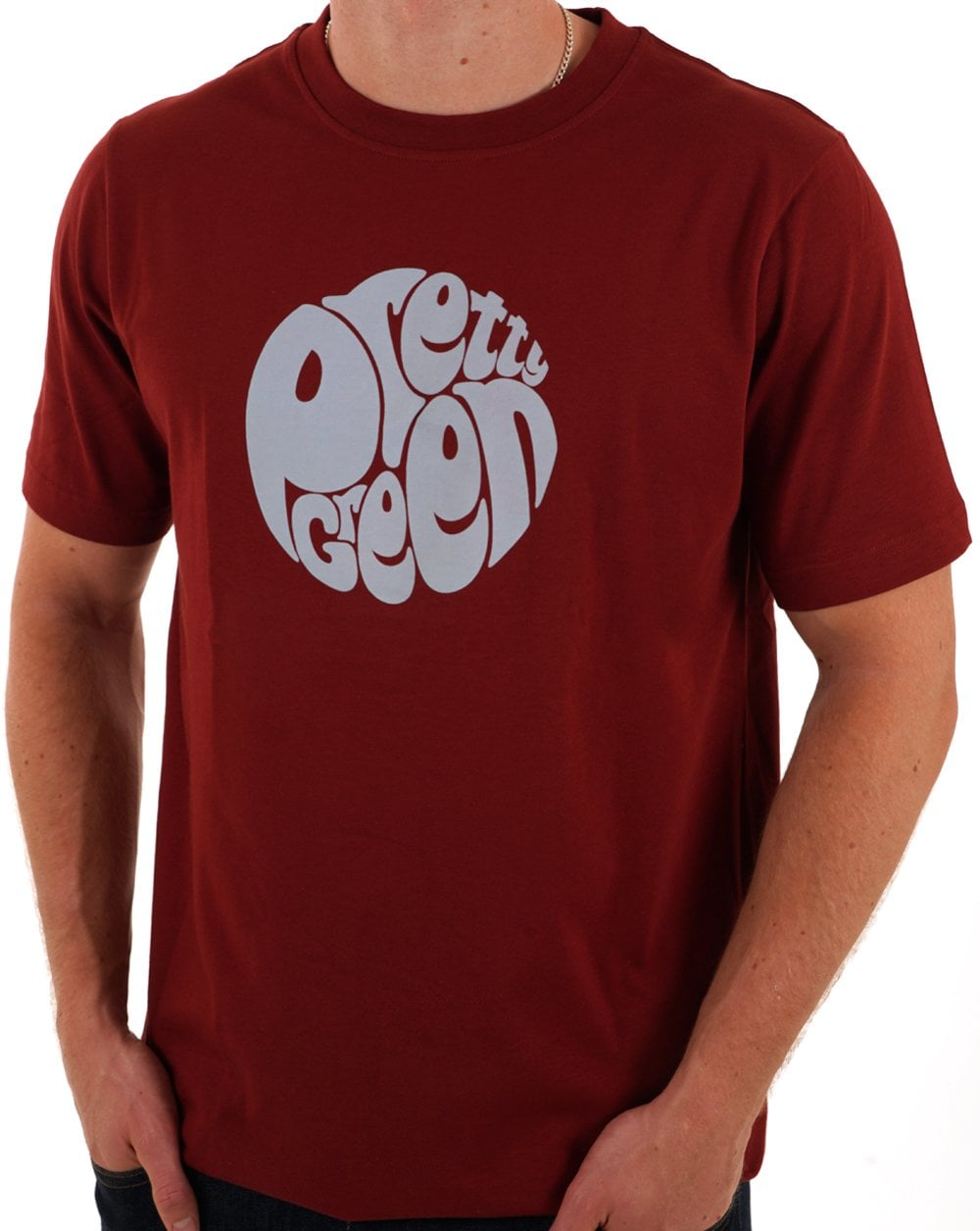 Pretty Green Gillespie T-Shirt Bordeaux