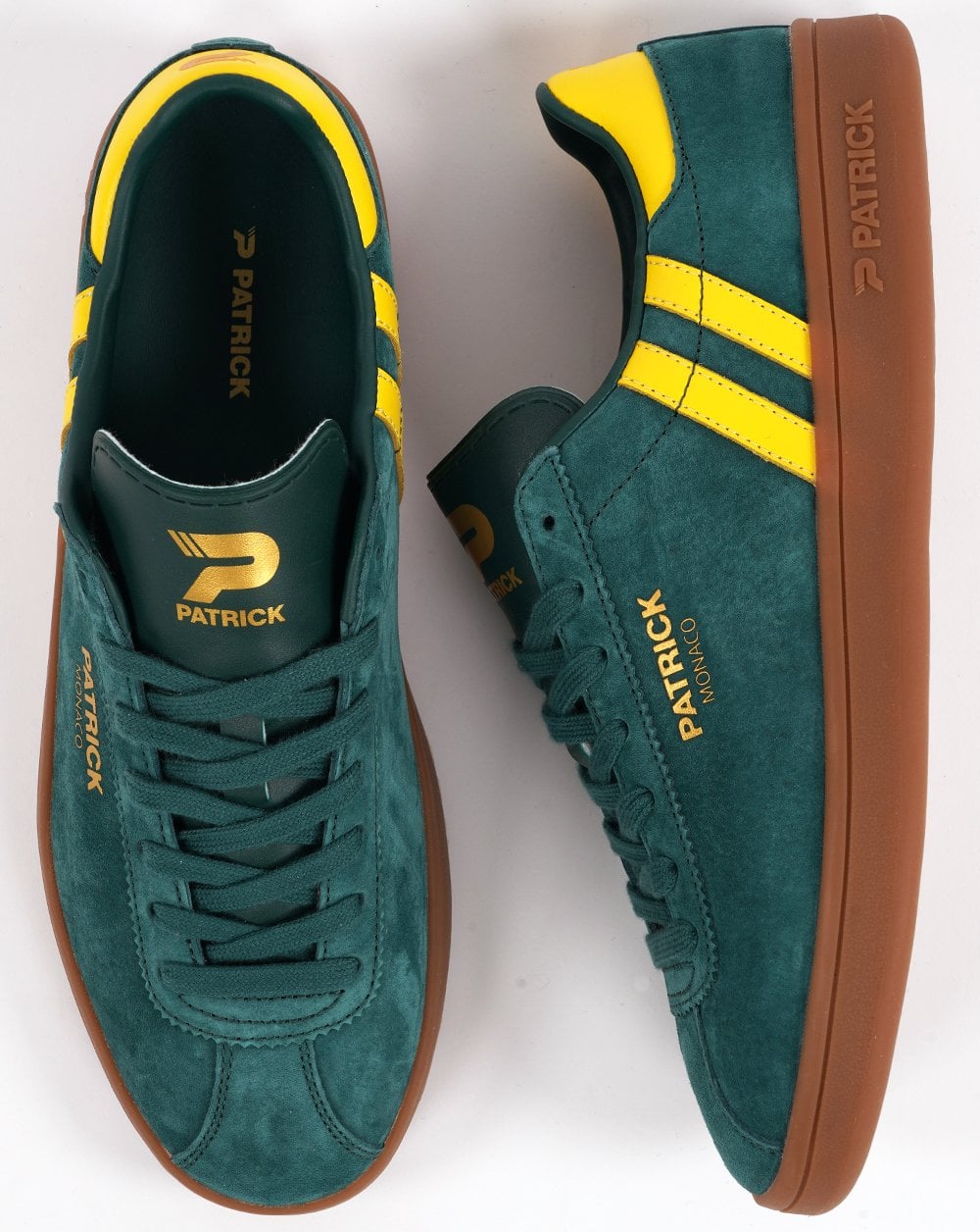 Patrick Monaco Turnschuhe Grün Gelb