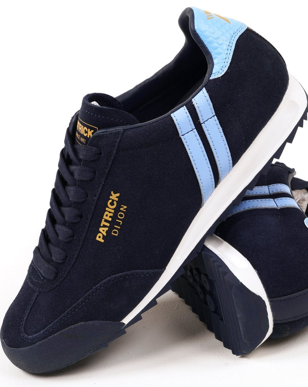 Patrick Dijon Sneakers Marineblau/Himmelblau/Weiß