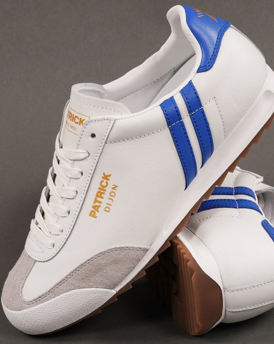 Patrick Patrick Dijon Sneakers Weiß/Königsblau