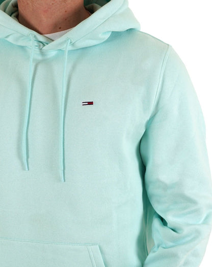 Tommy Jeans – Kapuzenpullover mit Flaggenaufnäher, Frühlingsminze