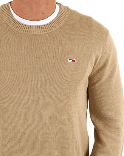 Tommy Jeans – Essential – Leichter Pullover in Schlick