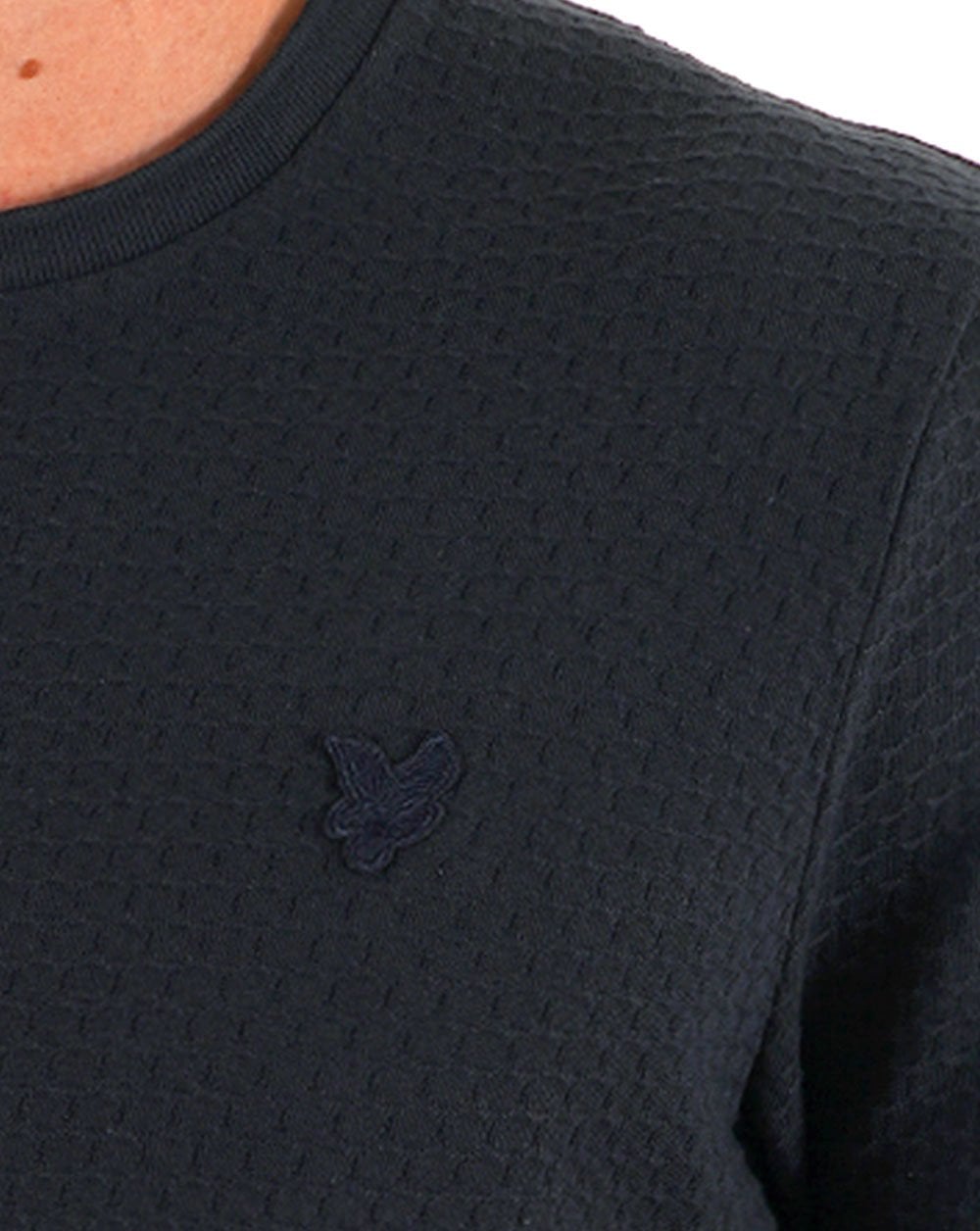 Lyle &amp; Scott Jacquard Sovereign T-Shirt Marineblau