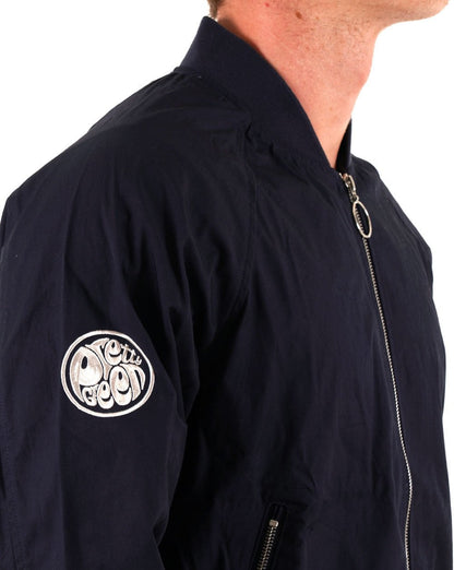 Pretty Green – Gallagher-Bomberjacke in Marineblau