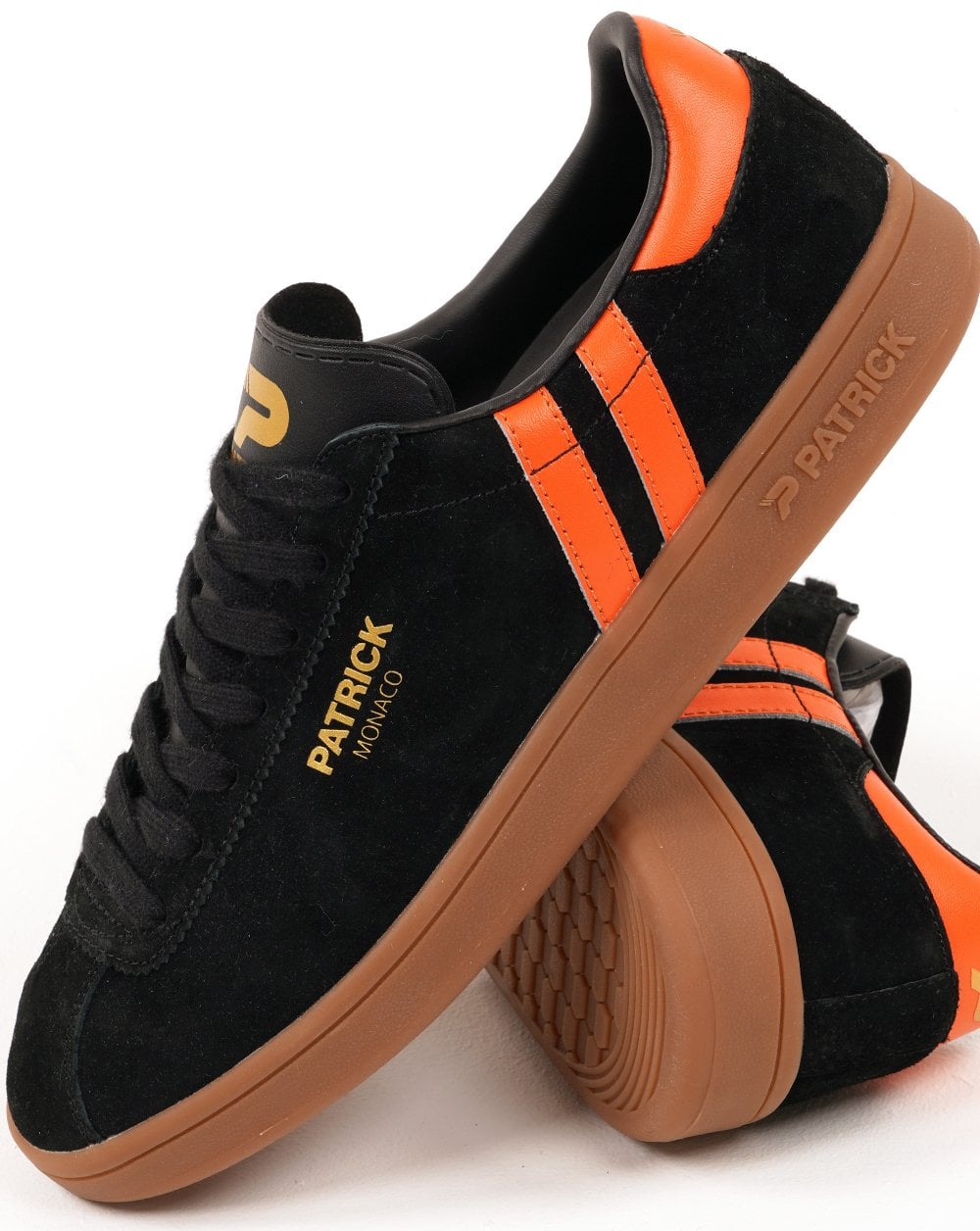 Patrick Monaco Sneaker Schwarz Orange