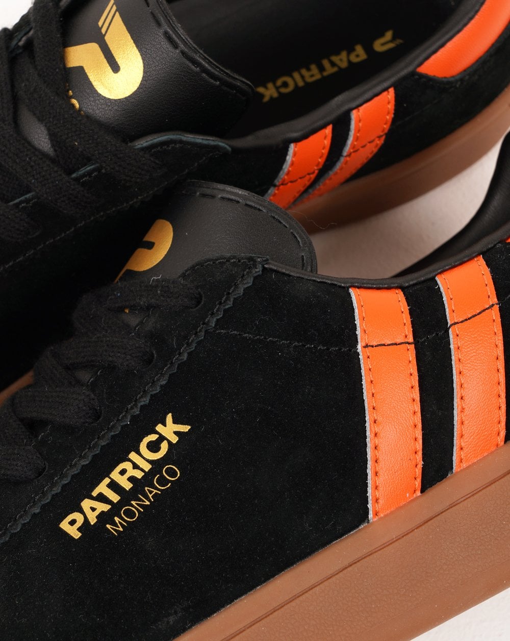 Patrick Monaco Sneaker Schwarz Orange