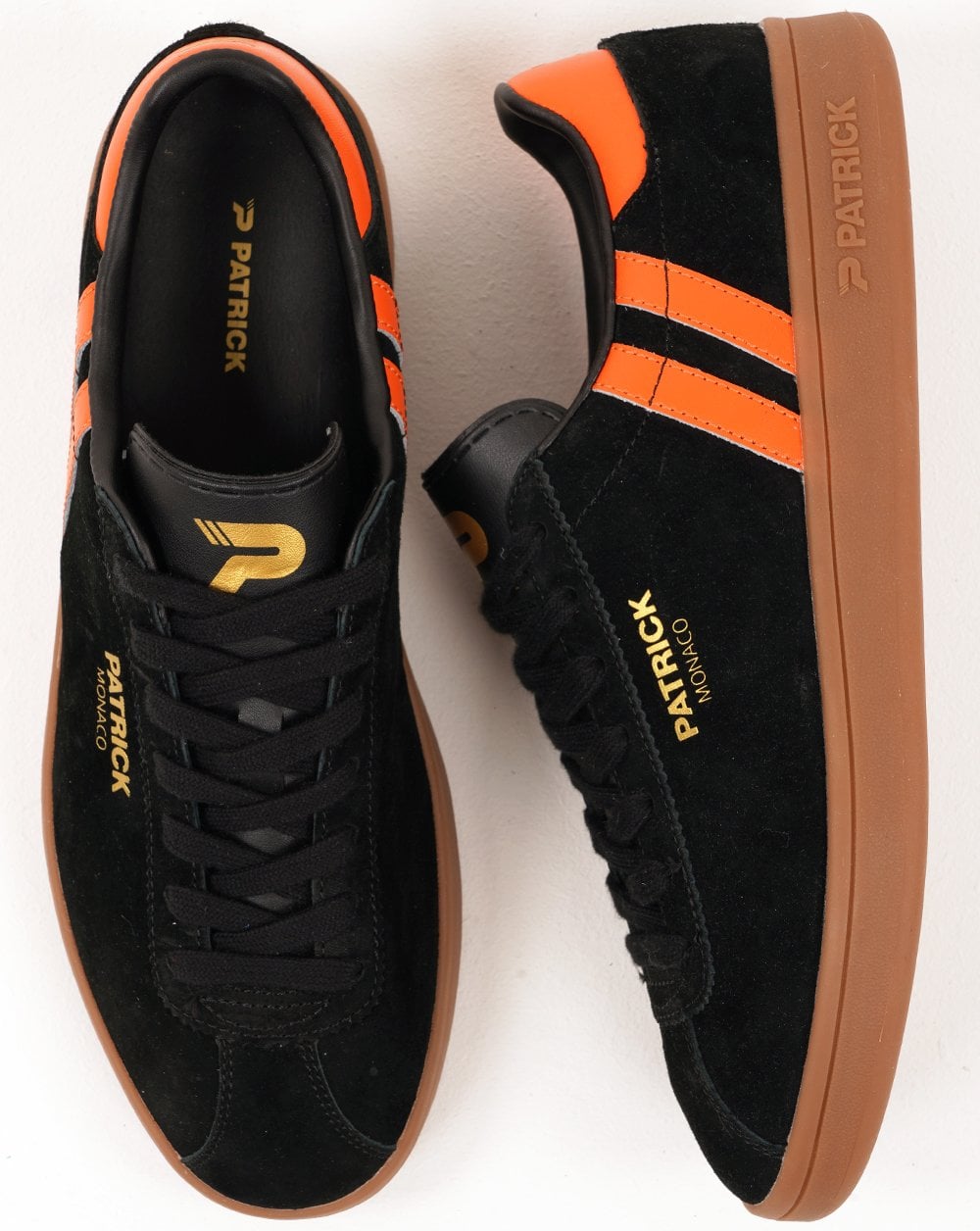 Patrick Monaco Sneaker Schwarz Orange