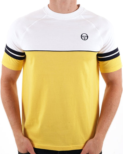 Sergio Tacchini Orion T-Shirt Gelb/Weiß