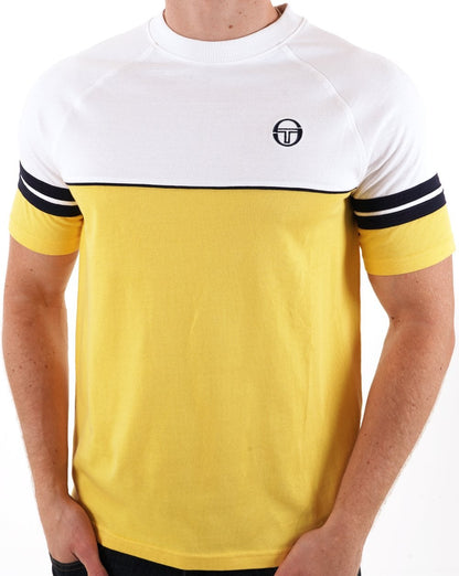 Sergio Tacchini Orion T-Shirt Gelb/Weiß