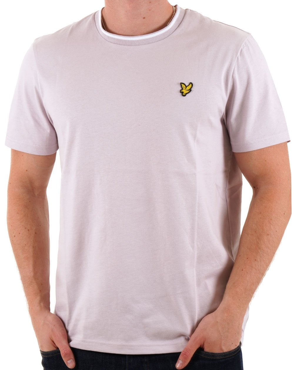 Lyle &amp; Scott T-Shirt mit Streifen in Iris