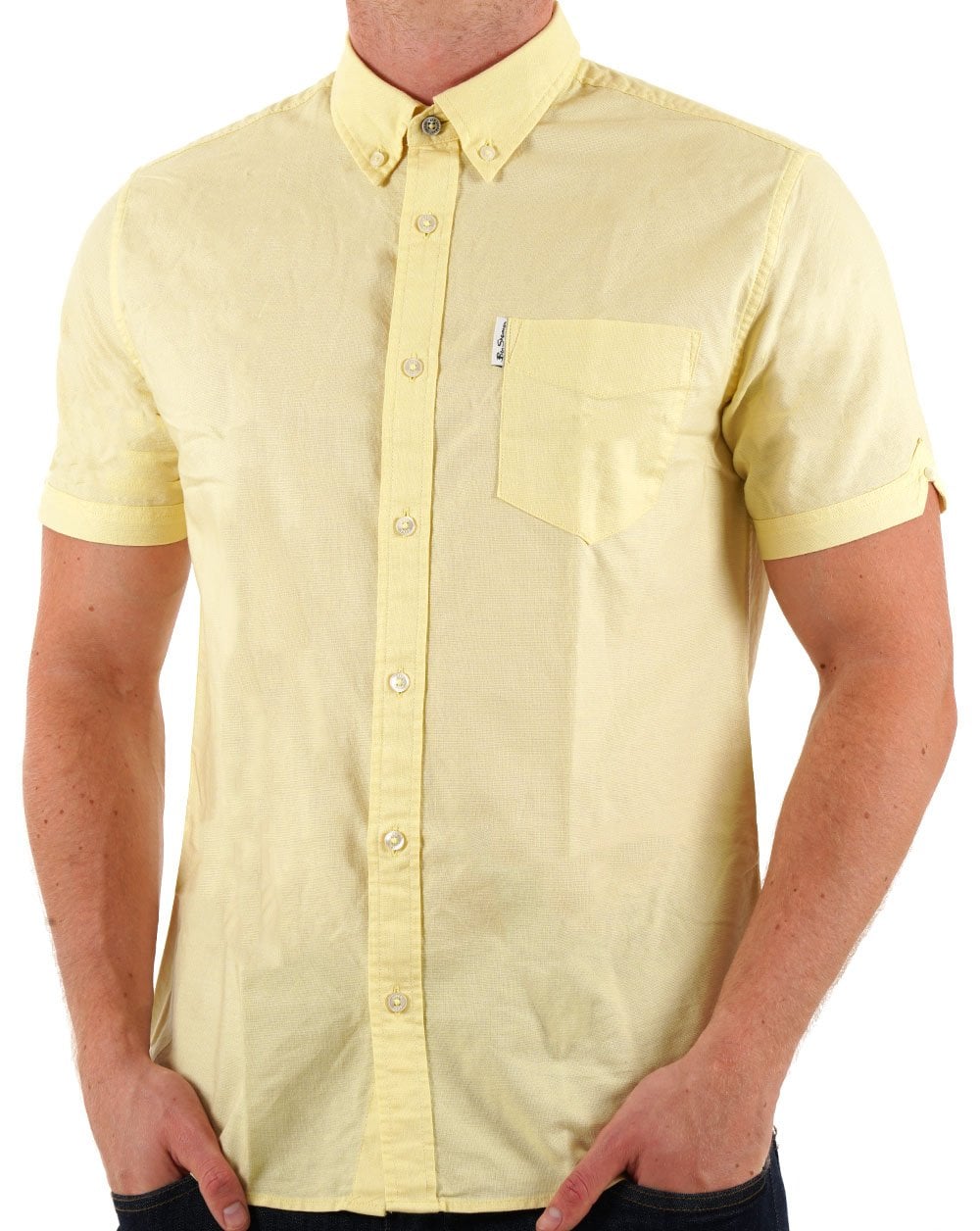 Ben Sherman Signature Oxford SS Shirt Corn