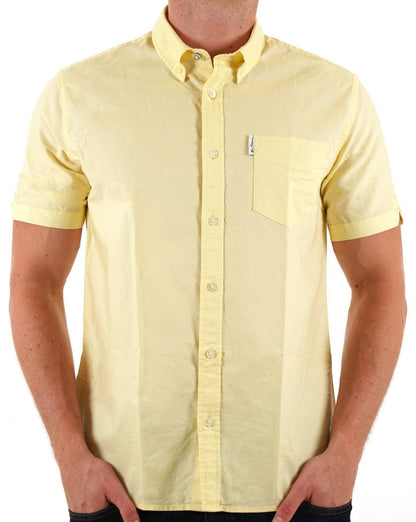 Ben Sherman Signature Oxford Kurzarmhemd Mais