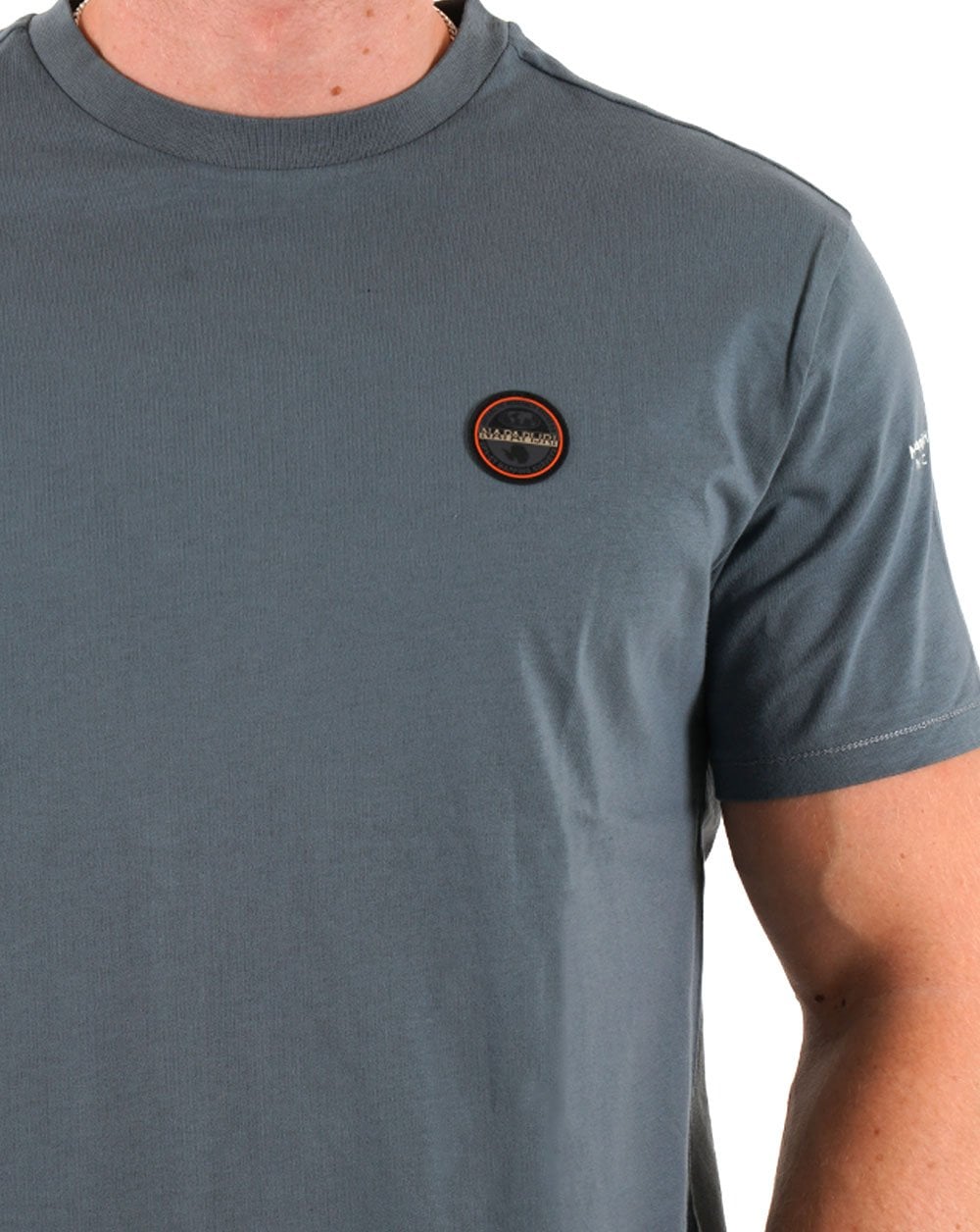 Napapijri Badge T Shirt Stormy Weather