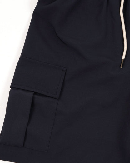 Aquascutum Patch Cargo Badeshorts Marineblau