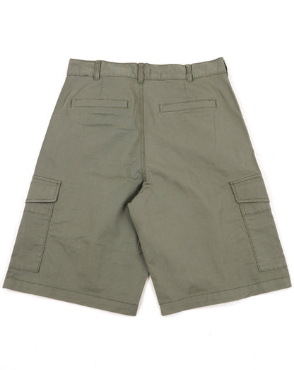 Benetton Baumwoll-Cargoshorts Khaki Grau
