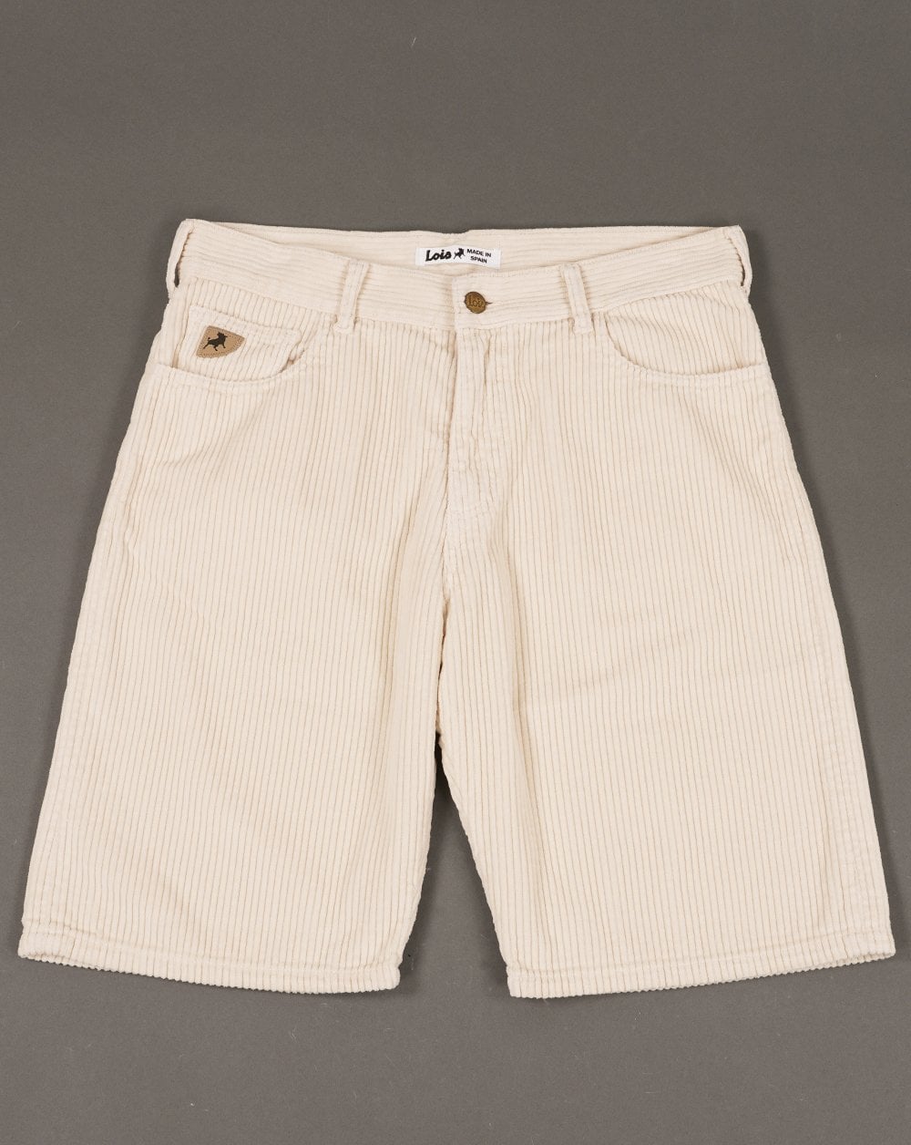 Lois Pepe Jumbo Cord Shorts Creme