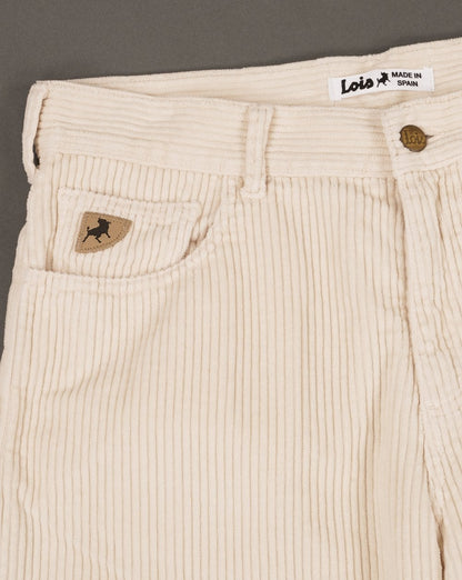 Lois Pepe Jumbo Cord Shorts Creme