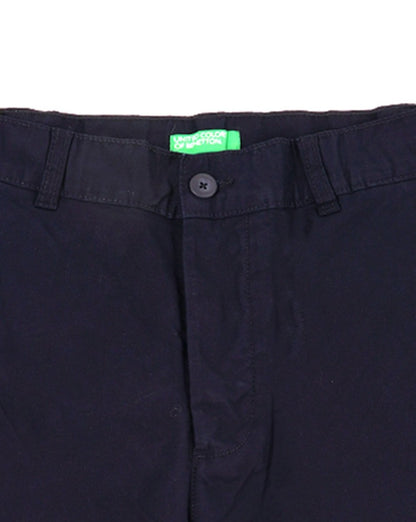 Benetton Cargoshorts aus Baumwolle in Marineblau