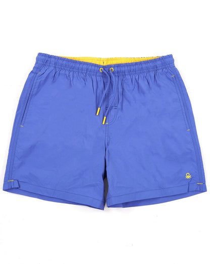 Benetton Basic Badeshorts Blau