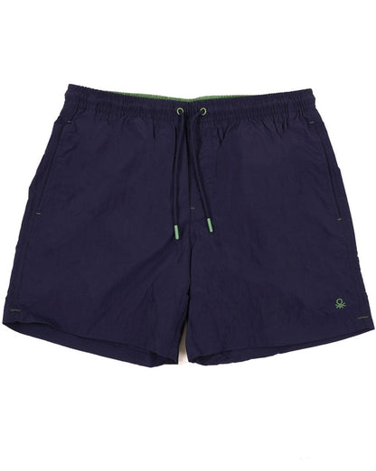 Benetton Basic Badeshorts Marineblau
