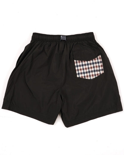 Aquascutum Icon Badeshorts Schwarz