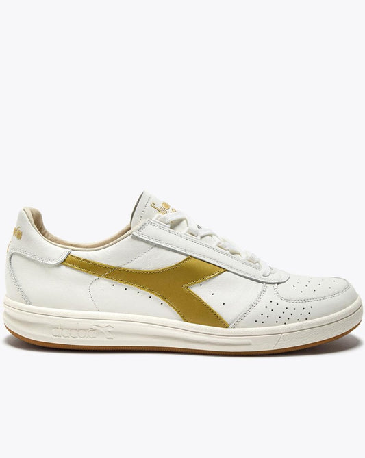 Diadora Borg Elite Italia Trainer Premium Weiß/Gold