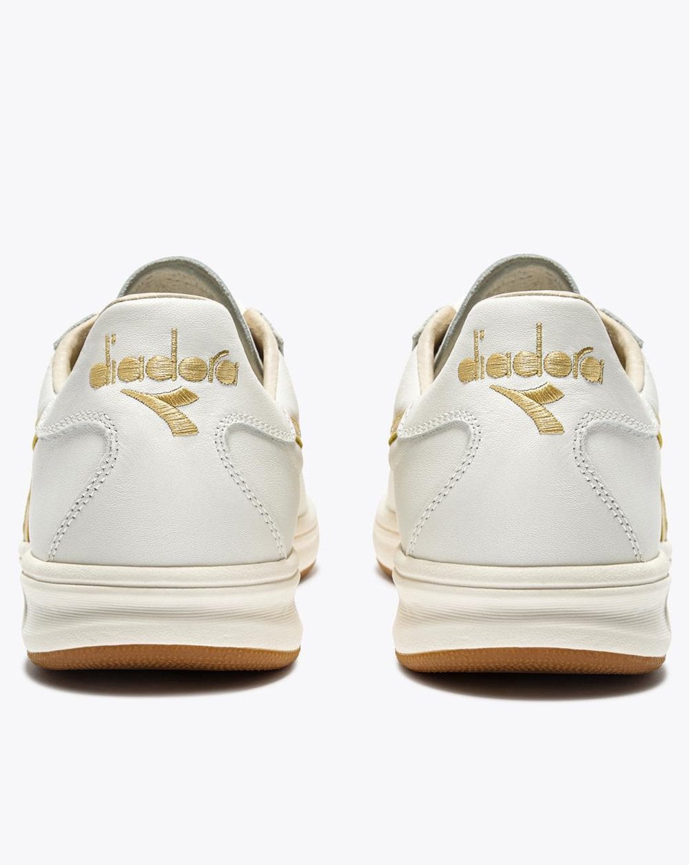 Diadora Borg Elite Italia Trainer Premium Weiß/Gold