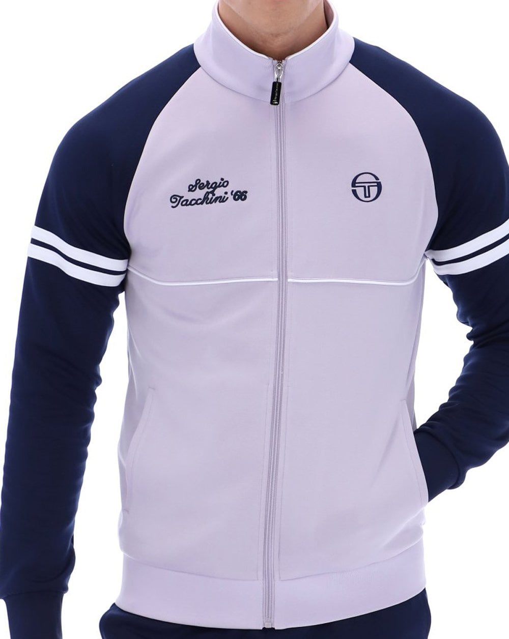 Sergio Tacchini Orion Davis Trainingsjacke Distel-Marineblau
