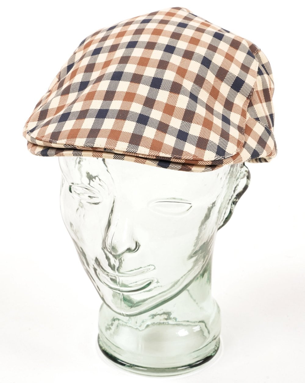 Aquascutum Iconic Flat Cap Classic Check