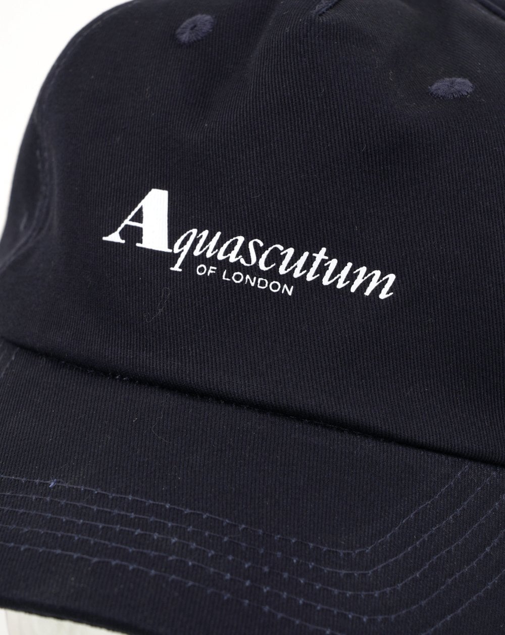 Aquascutum Iconic Logo Baseball Cap Navy