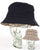 Aquascutum Iconic Reversible Bucket Hat Check/Navy