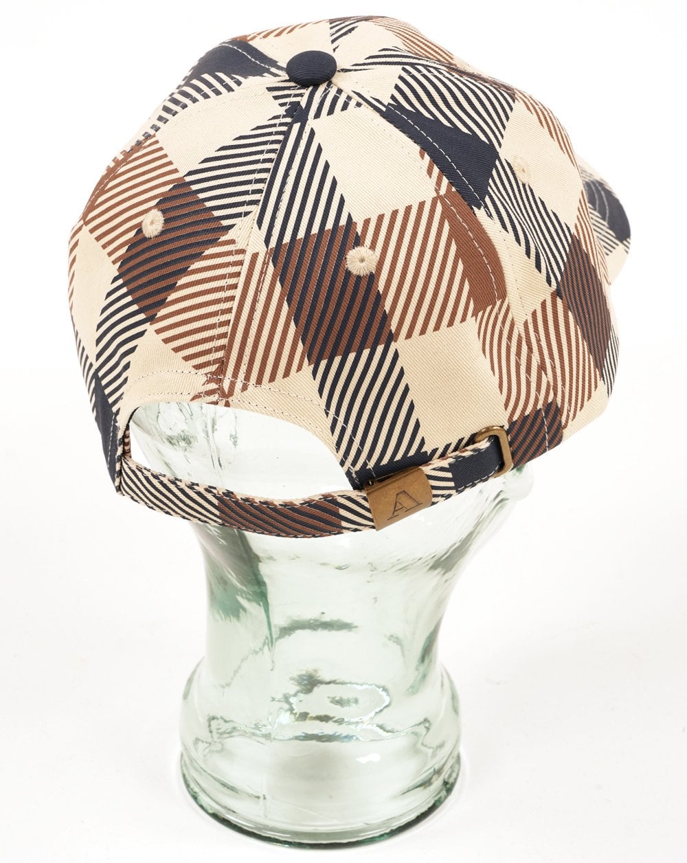 Aquascutum Macro Iconic Baseballkappe, groß, kariert