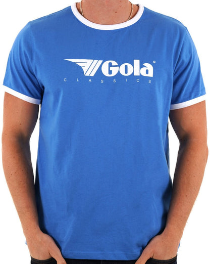 Gola Ringer T-Shirt Blau