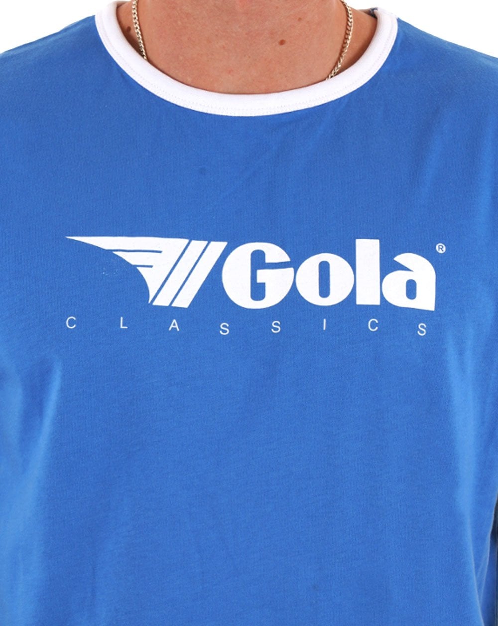 Gola Ringer T-Shirt Blau